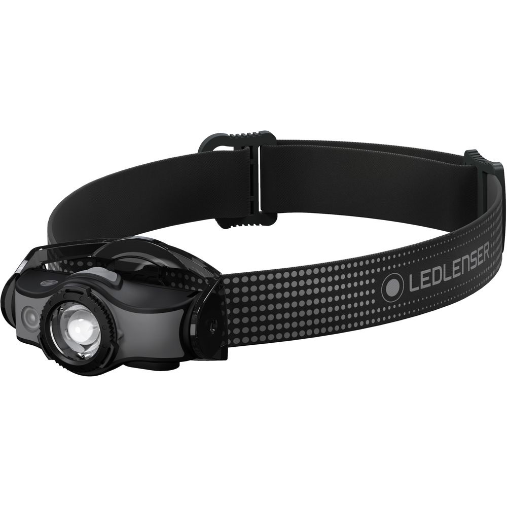 MH5 outdoor tölthető LED fejlámpa 400lm/180m 1x14500 Li-ion, fekete/szürke